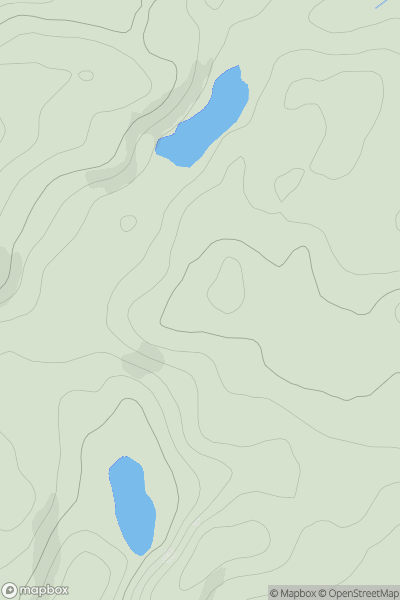 Thumbnail image for Cult Hill [Pitlochry to Braemar & Blairgowrie] showing contour plot for surrounding peak